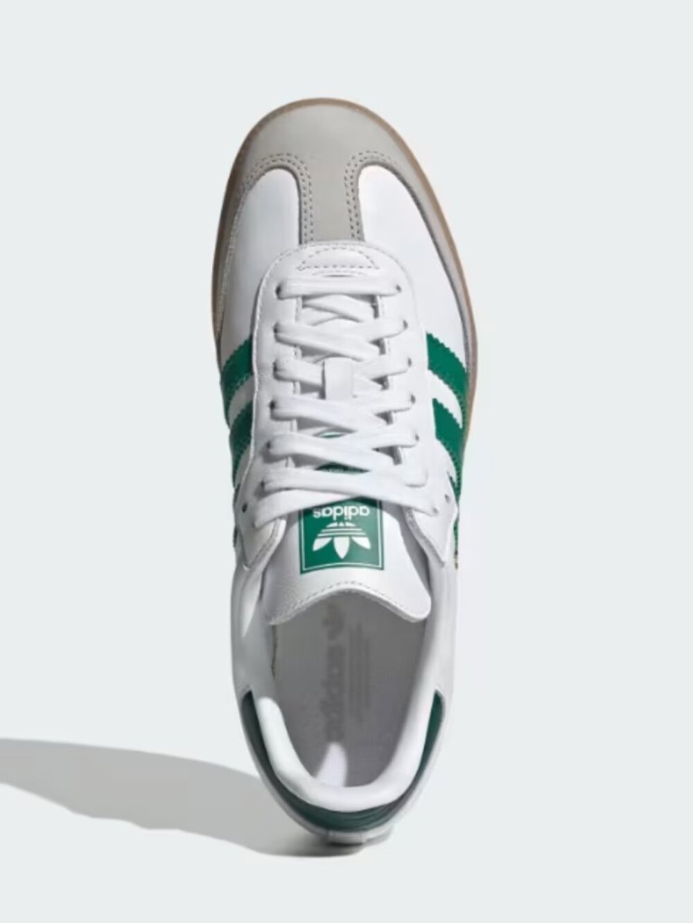 Adidas Samba OG — White/Green — US Men's 9 - Picture 2 of 10